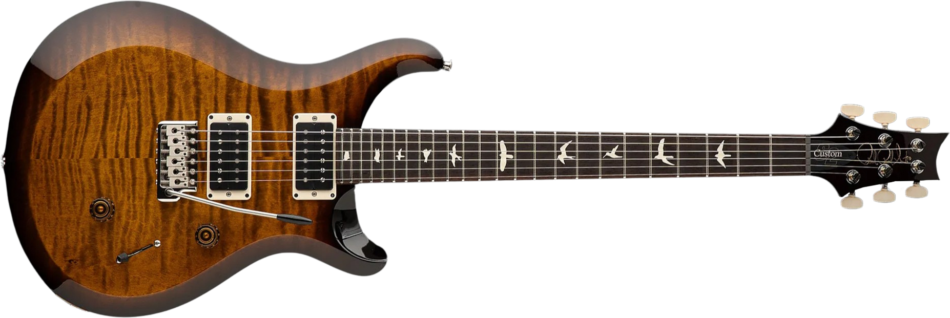 Prs S2 Mccarty 594 Usa 2h 58/15lt Ht Rw - Black Amber - Double cut gitaar - Main picture