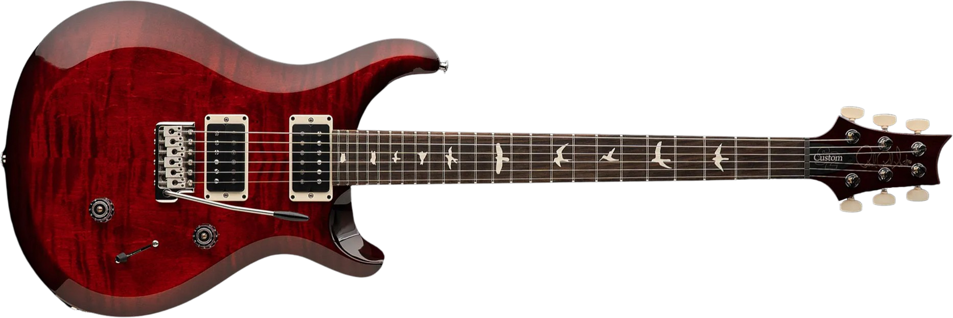 Prs S2 Mccarty 594 Usa 2h 58/15lt Ht Rw - Fire Red Burst - Double cut gitaar - Main picture