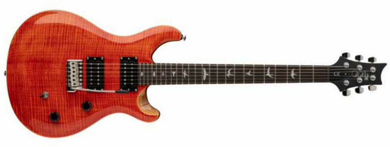 Prs Se Ce 24 Hh Trem Mn - Blood Orange - Guitarra eléctrica de doble corte. - Main picture