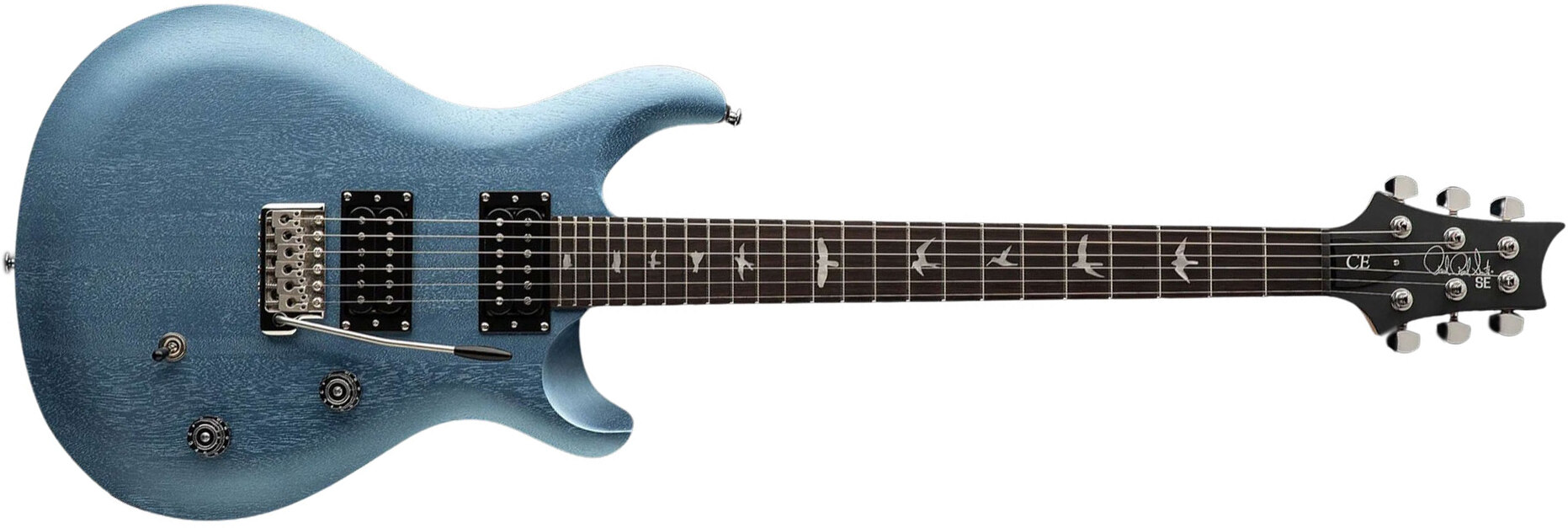 Prs Se Ce24 Standard Bolt-on 2h Trem Rw - Ice Blue Metallic - Guitarra eléctrica de doble corte. - Main picture