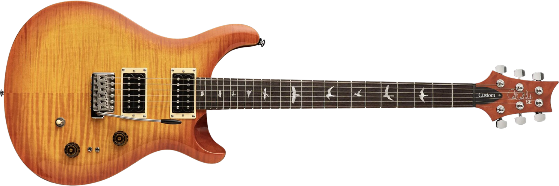 Prs Se Custom 24-08 2h Tci-s Black Trem Rw - Vintage Sunburst - Guitarra eléctrica de doble corte. - Main picture