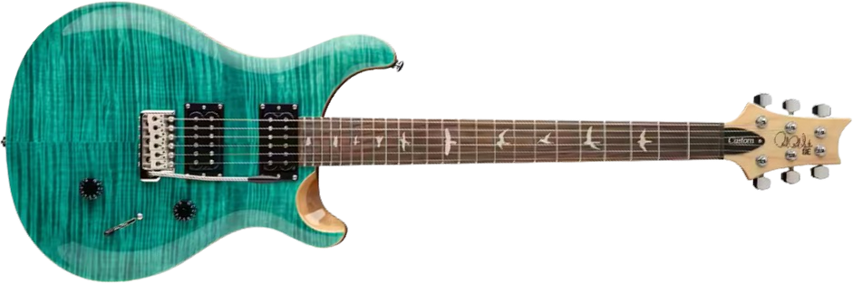 Prs Se Custom 24 2h 85/15s Trem Rw - Turquoise - Guitarra eléctrica de doble corte. - Main picture