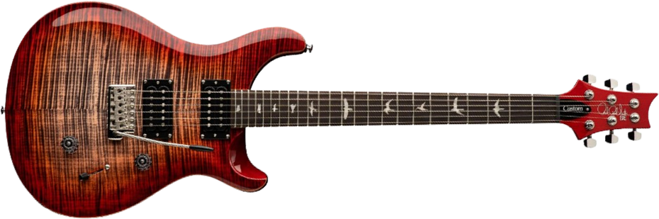 Prs Se Custom 24 2h 85/15s Trem Rw - Charcoal Cherry Burst - Guitarra eléctrica de doble corte. - Main picture