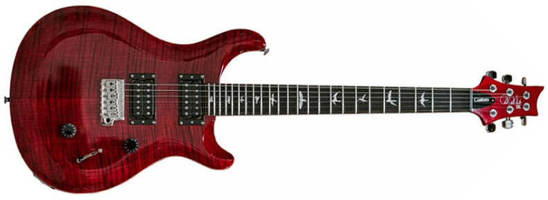 Prs Se Custom 24 Ltd 2h Trem Rw - Ruby Red - Guitarra eléctrica de doble corte. - Main picture