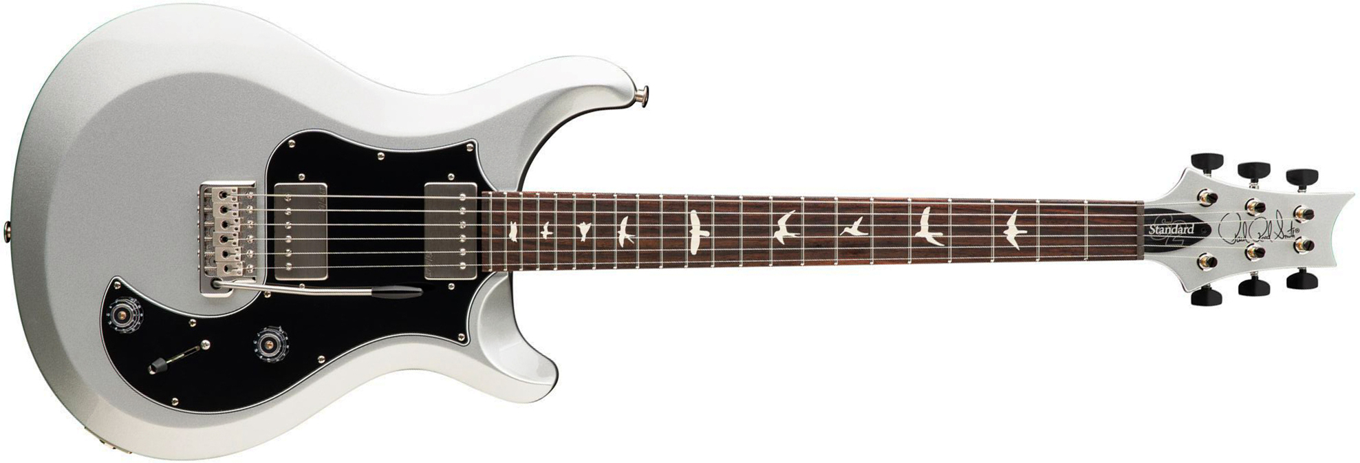 Prs Standard 22 S2 Usa 2h Trem Rw - Platinum Metallic - Double cut gitaar - Main picture