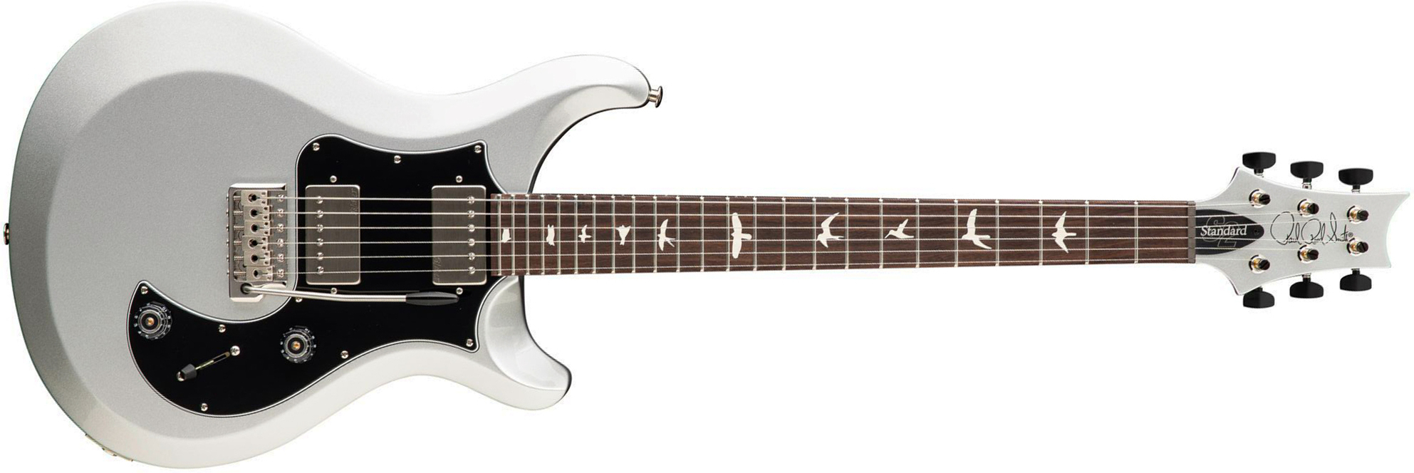 Prs Standard 24 S2 Usa 2h Trem Rw - Platinum Metallic - Double cut gitaar - Main picture