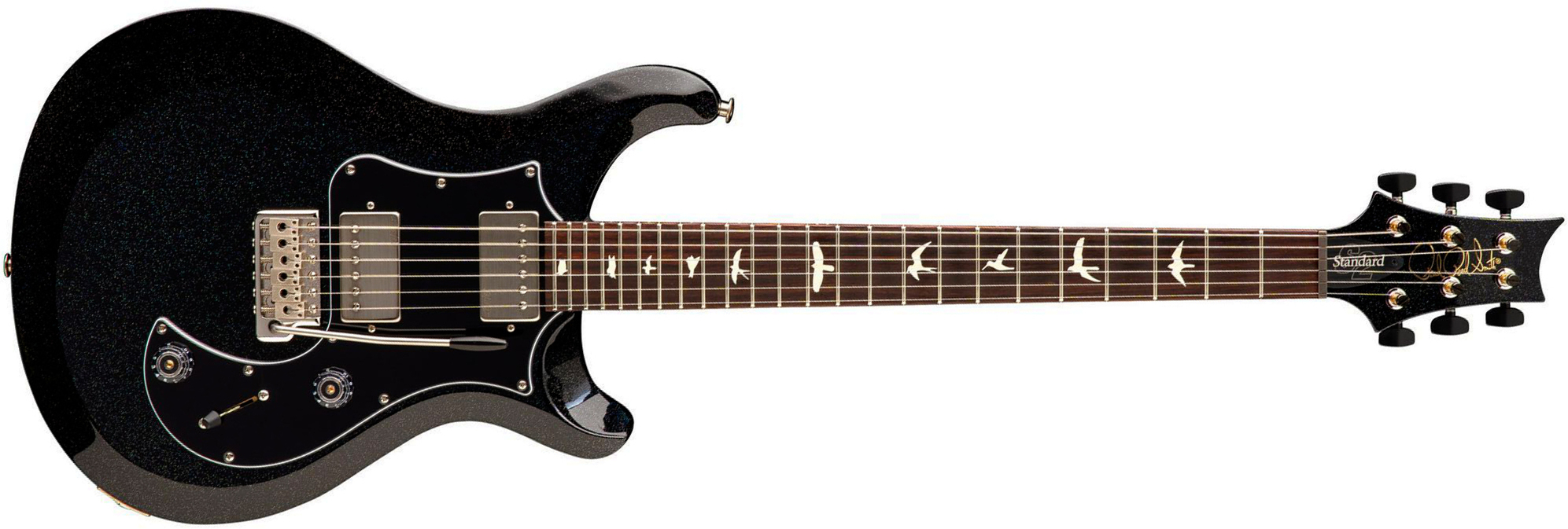 Prs Standard 24 S2 Usa 2h Trem Rw - Black Rainbow Holoflake - Double cut gitaar - Main picture