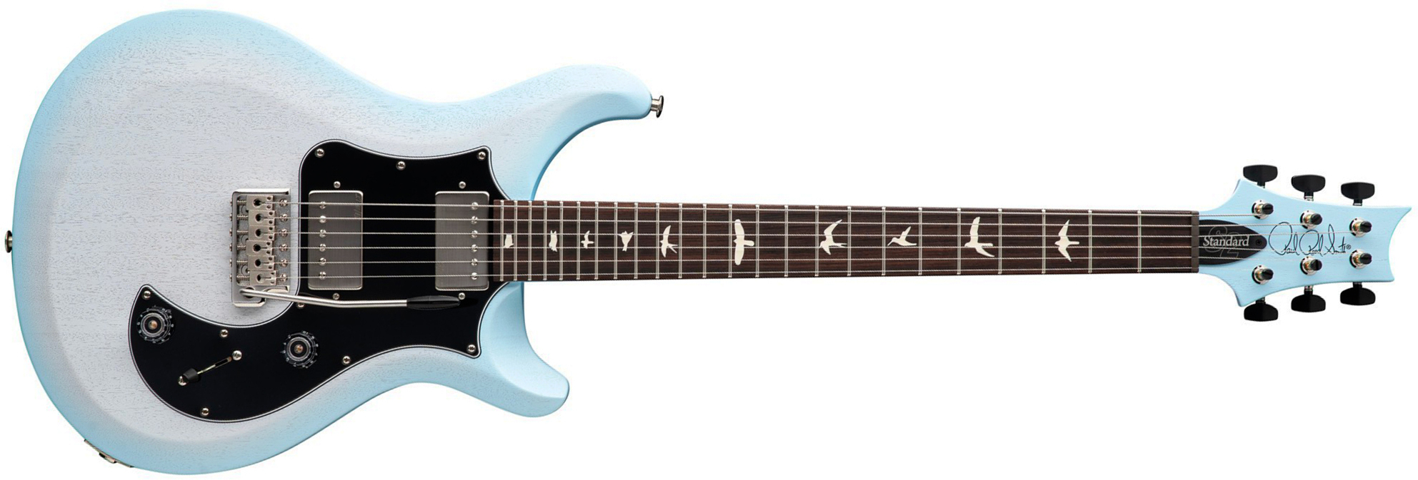 Prs Standard 24 S2 Usa 2h Trem Rw - Cloud Burst Satin - Double cut gitaar - Main picture