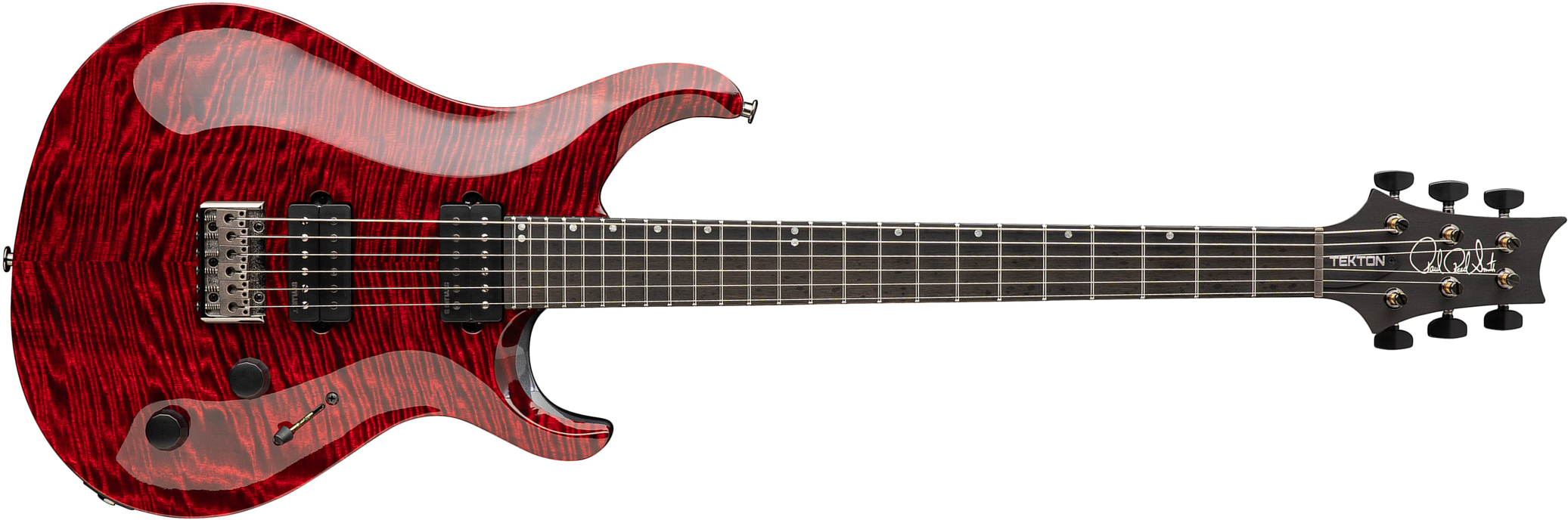 Prs Tekton Usa 2h Ht Eb - Bloodstone Red - Double cut gitaar - Main picture