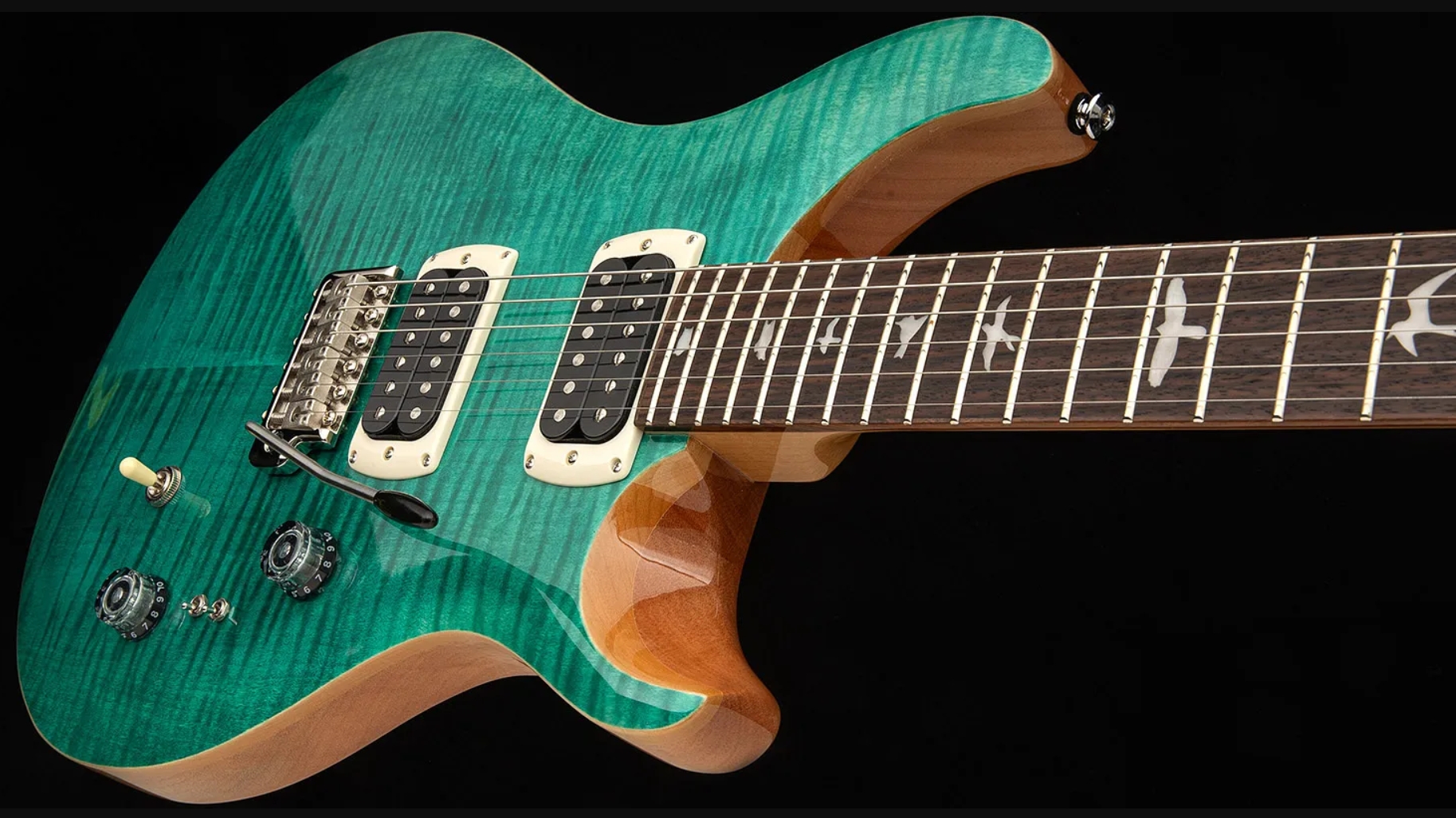 Prs Custom 24-08 Se (wing Tuners) 2h Trem Rw - Turquoise - Double cut gitaar - Variation 3