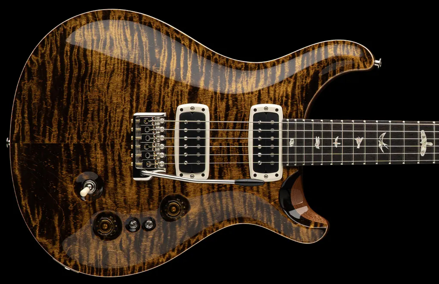 Prs Custom 24-08 Usa 2024 2h Trem Rw - Yellow Tiger - Guitarra eléctrica de doble corte. - Variation 1