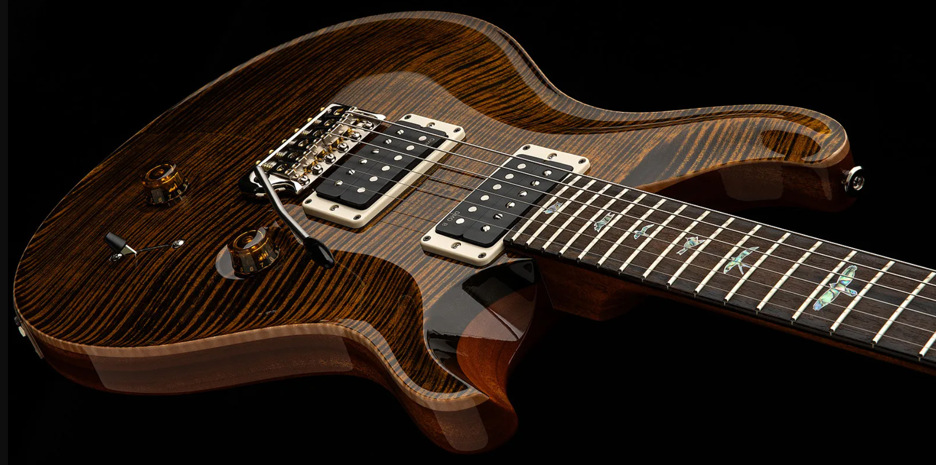 Prs Custom 24 40th Ann. Ltd Usa 2h Dmo Trem Rw - Tiger Eye - Guitarra eléctrica de doble corte. - Variation 2