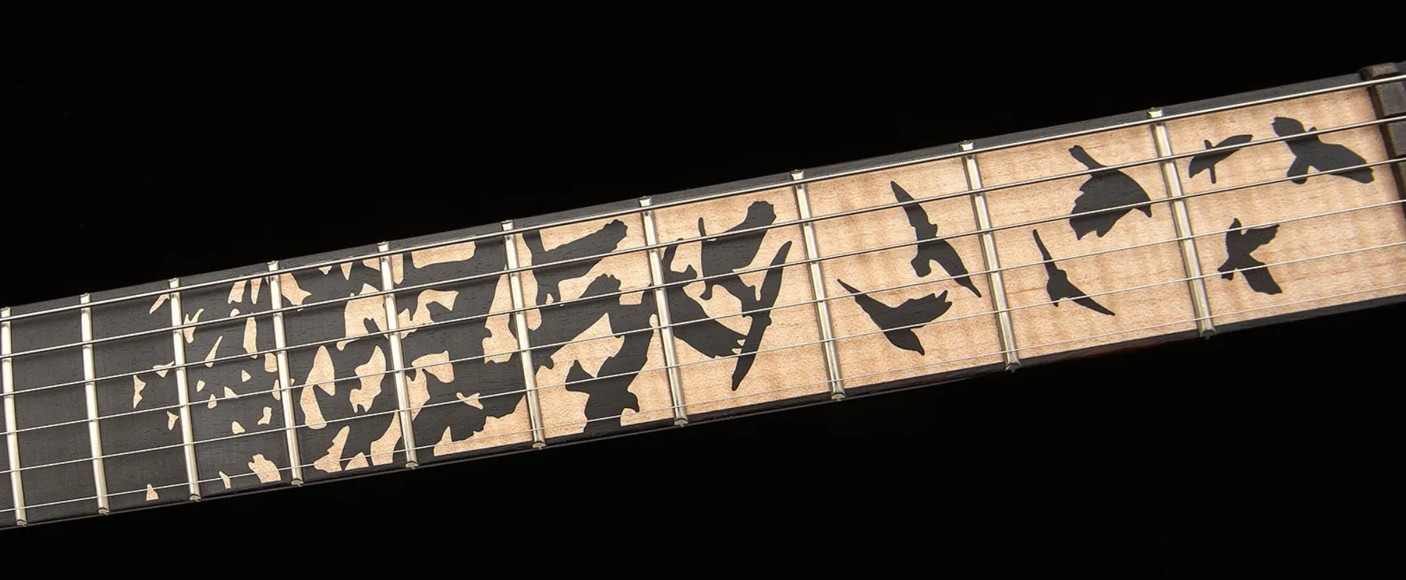 Prs Custom 24 Birds Of A Feather Usa Ltd 2h Trem Eb/mn - Honey Gold - Double cut gitaar - Variation 1