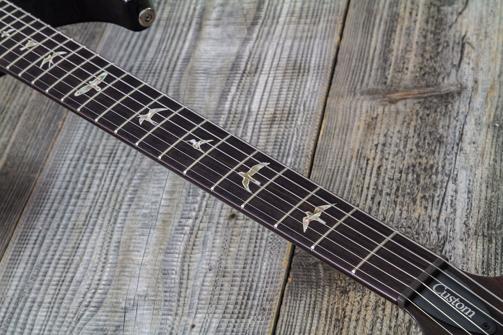 Prs Custom 24 Hand-signed Usa 2h Trem Rw #0400035 - Black Gold Wraparound Burst - Double cut gitaar - Variation 5