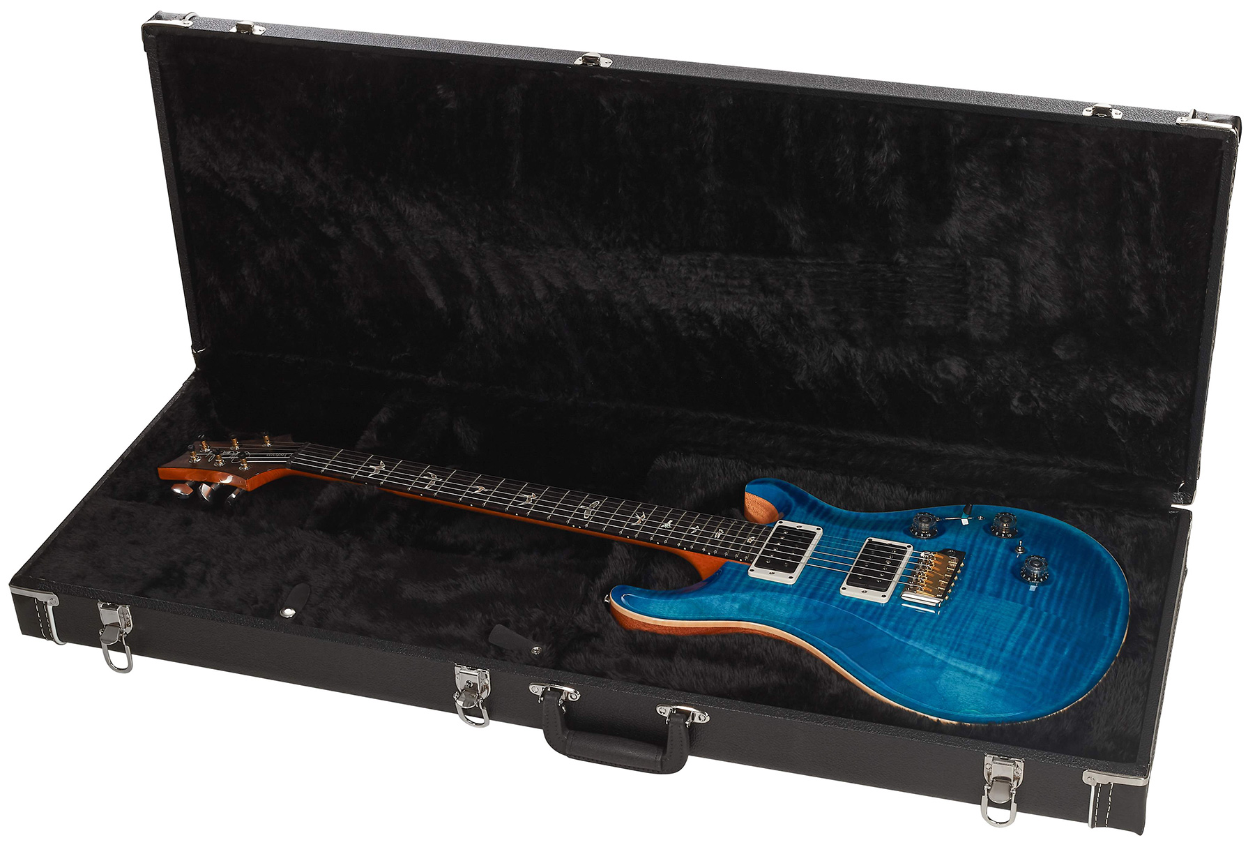 Prs Custom 24 Piezo Usa Hh Trem Rw - Aquamarine - Guitarra eléctrica de doble corte. - Variation 5