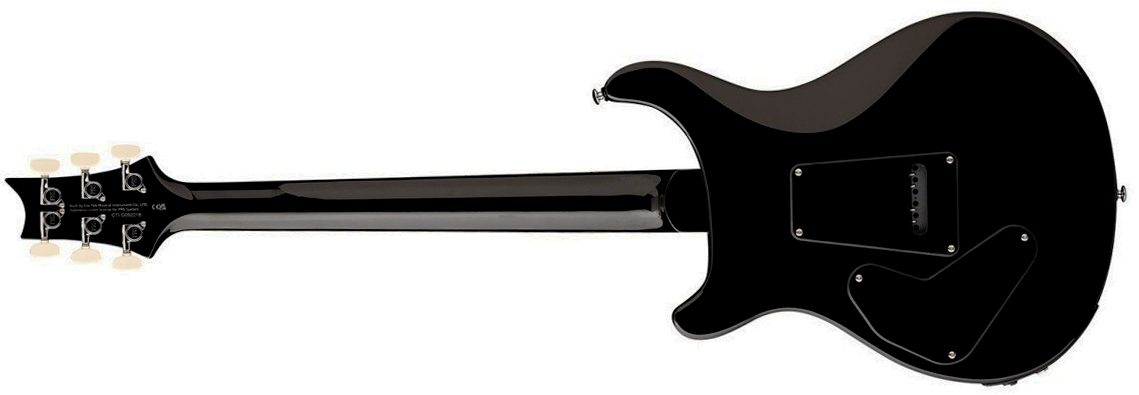 Prs Custom 24 Quilt Se (wing Tuners) 2h Trem Rw - Teal Black - Double cut gitaar - Variation 2