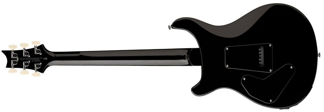 Prs Custom 24 Semi Hollow Piezo Se (wing Tuners) 2h Ht Rw - Charcoal Burst - Semi hollow elektriche gitaar - Variation 1