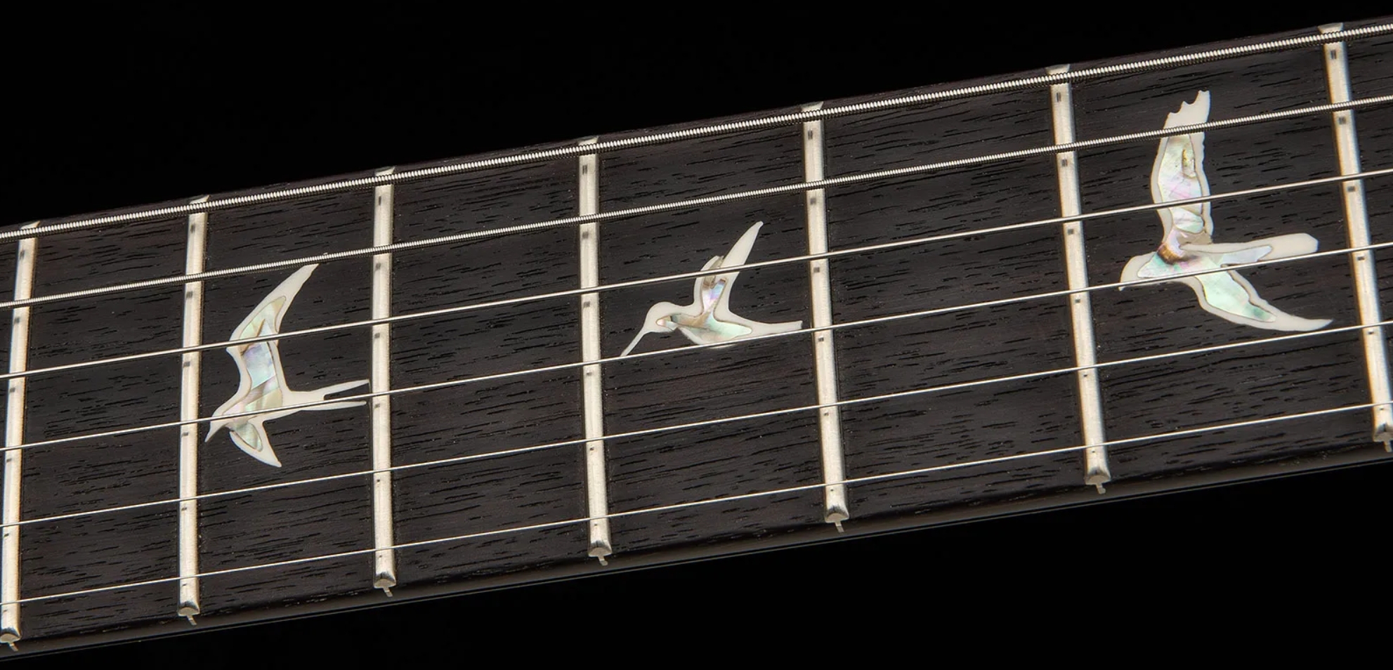Prs Custom 24 Usa 2h Dmo Trem Rw - Antique White Top / Natural Back - Double cut gitaar - Variation 3