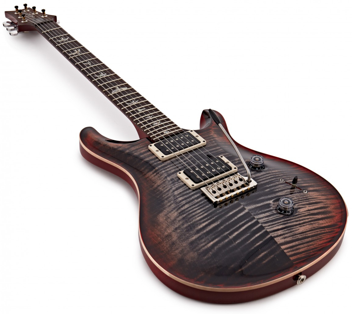 Prs Custom 24 Usa 2h Trem Rw - Charcoal Cherry Burst - Guitarra eléctrica de doble corte. - Variation 2
