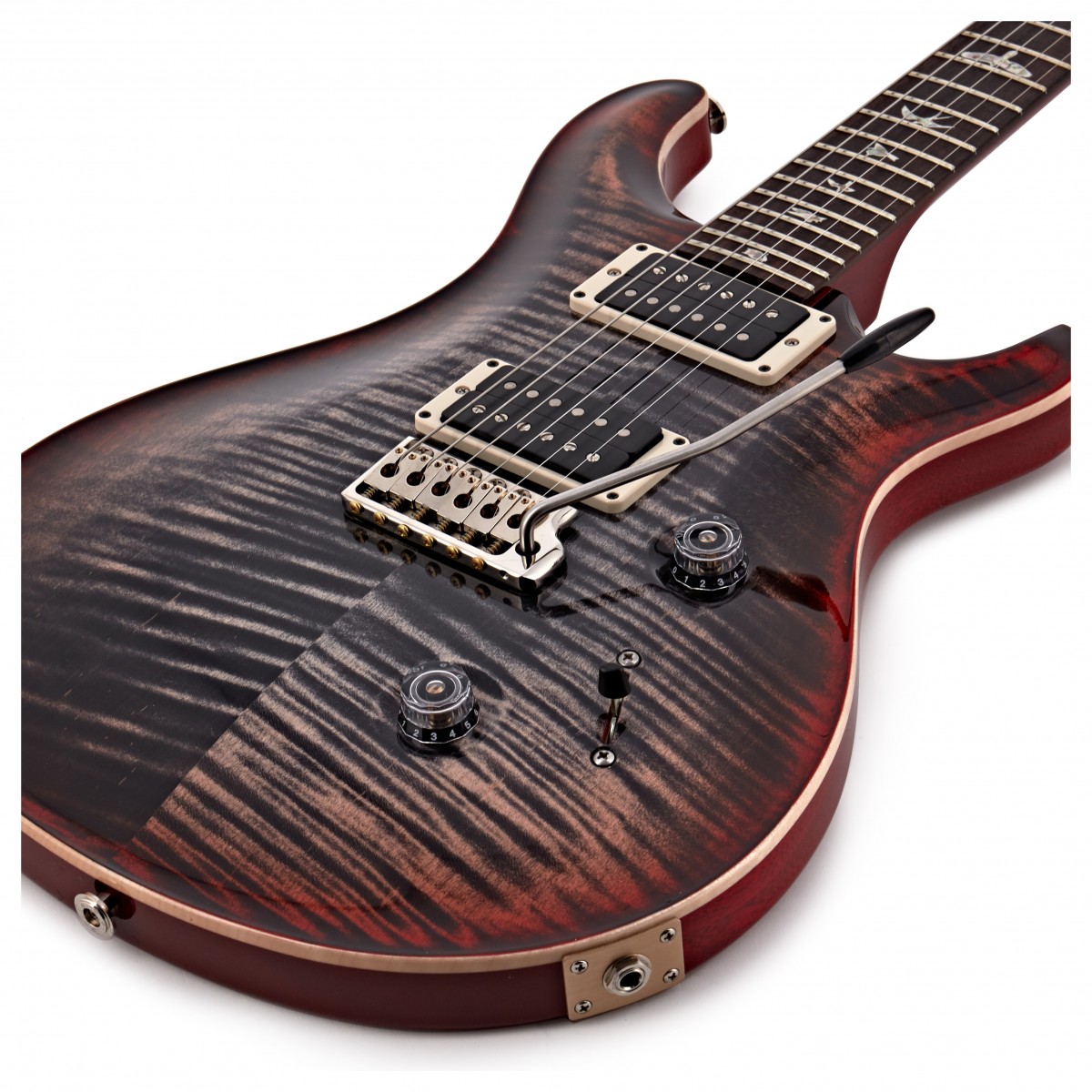 Prs Custom 24 Usa 2h Trem Rw - Charcoal Cherry Burst - Guitarra eléctrica de doble corte. - Variation 3