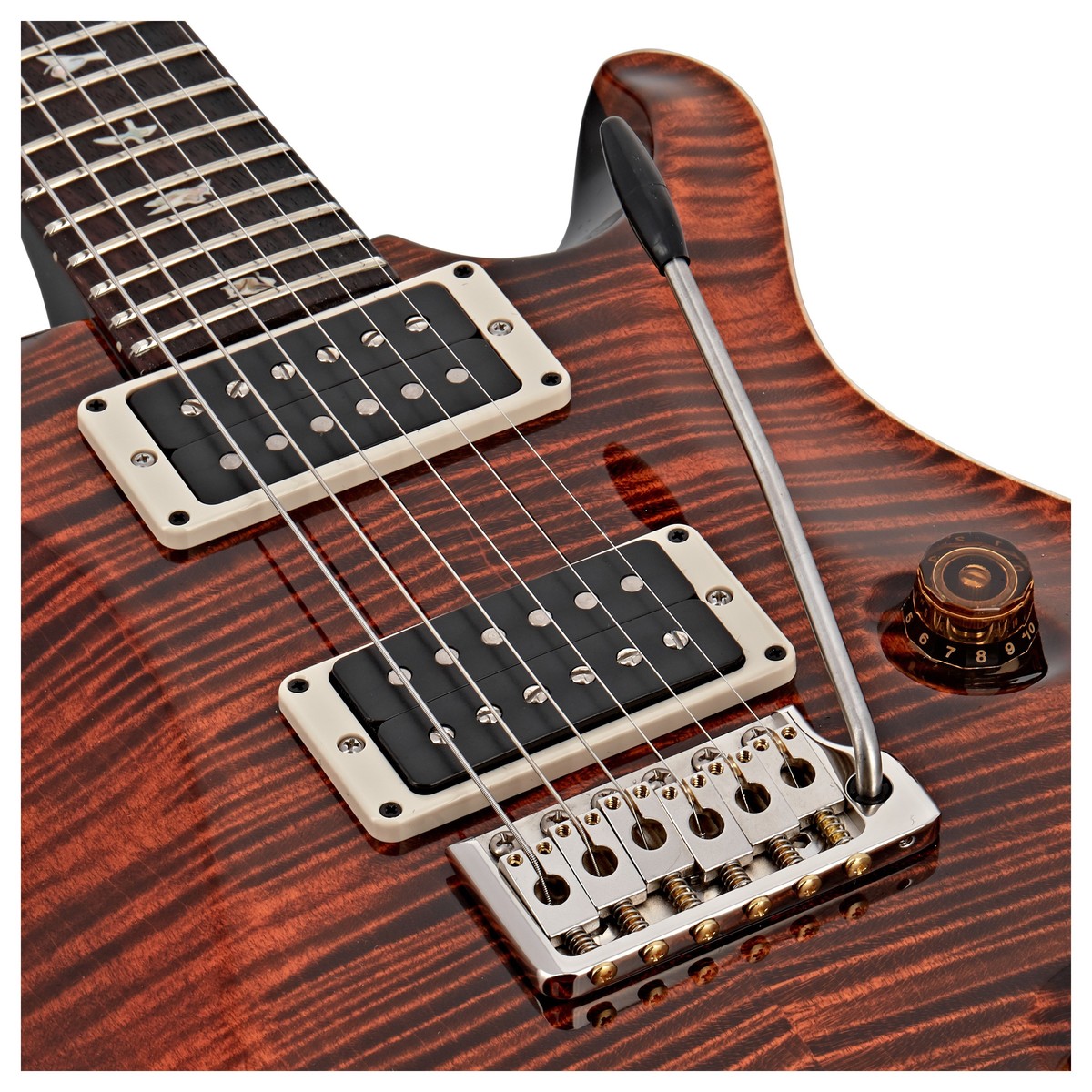 Prs Custom 24 Usa 2h Trem Rw - Orange Tiger - Guitarra eléctrica de doble corte. - Variation 4