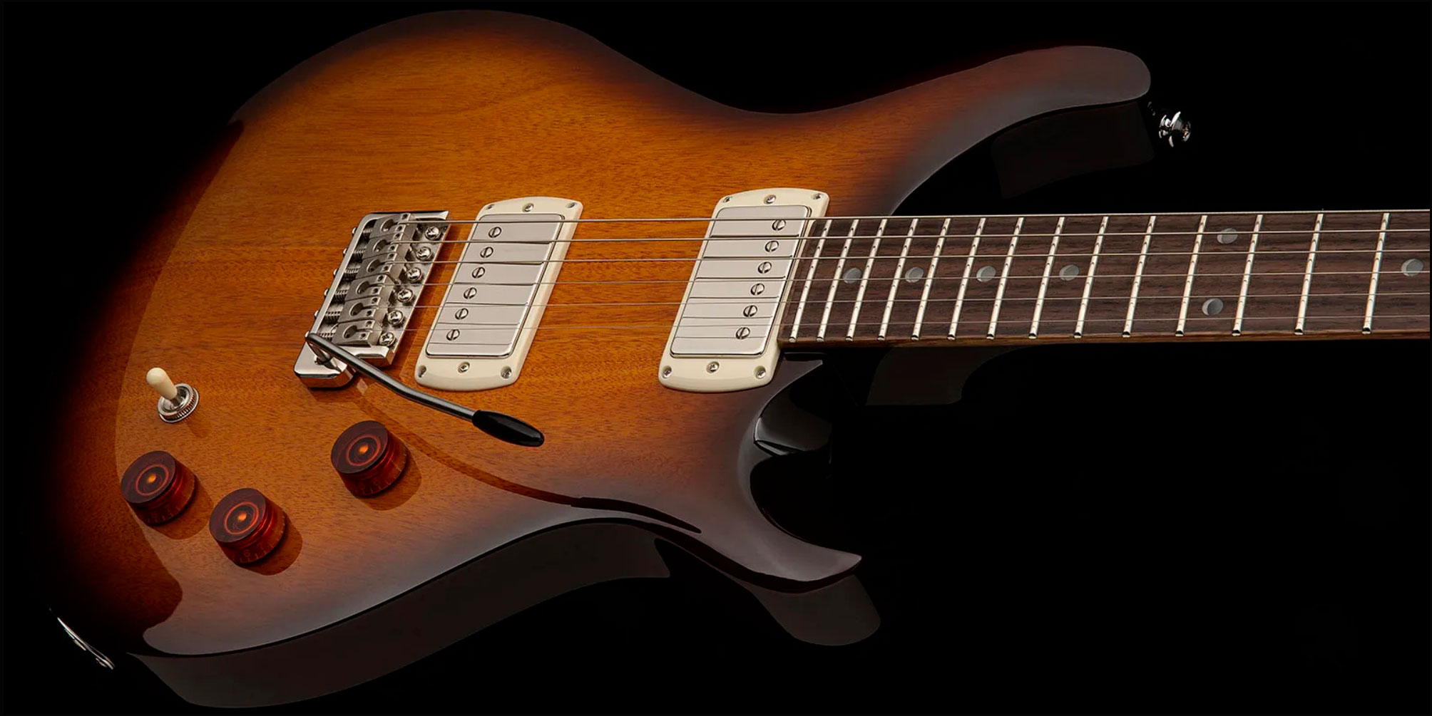 Prs David Grissom Dgt Se Signature 2h Trem Rw - Mccarty Tobacco Sunburst - Double cut gitaar - Variation 1