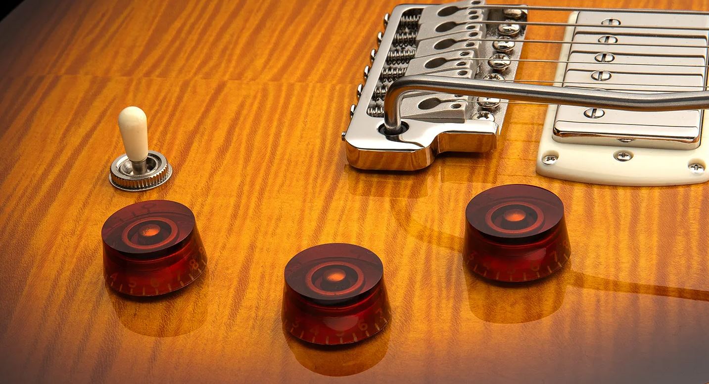 Prs David Grissom Dgt Se Signature Birds 2h Trem Rw - Mccarty Tobacco Sunburst - Double cut gitaar - Variation 4