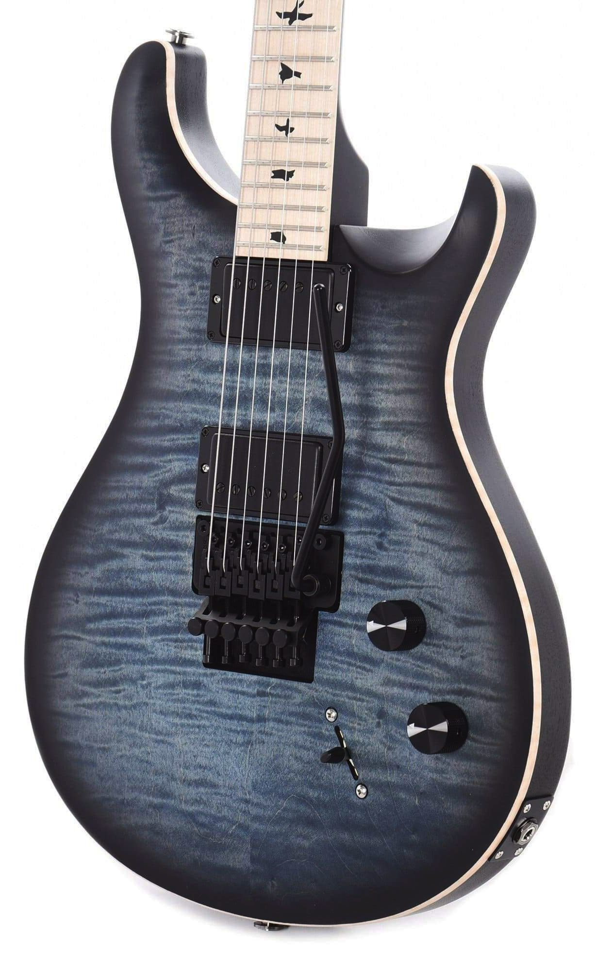 Prs Dustie Waring Dw Ce 24 Floyd Bolt-on Usa Signature 2h Fr Mn - Faded Blue Smokeburst - Guitarra eléctrica de doble corte. - Variation 2