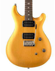 Double cut gitaar Prs SE CE 24 Standard Satin (Wing Tuners) - metallic gold