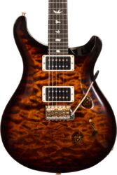 Guitarra eléctrica de doble corte. Prs USA Custom 24 10 Top #21-0332207 - Black gold burst