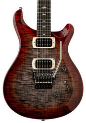 Double cut gitaar Prs SE Custom 24 Floyd (Wing Tuners) - Charcoal cherry burst