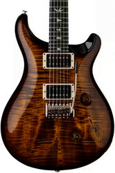Double cut gitaar Prs USA Custom 24 (DMO Pickups) - Black Gold Wraparound Burst