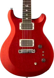 Double cut gitaar Prs USA S2 Mira 594 Satin - Red Apple Metallic