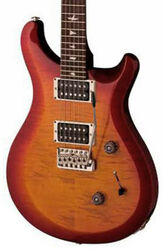 Guitarra eléctrica de doble corte. Prs USA S2 Custom 24 - Dark cherry sunburst