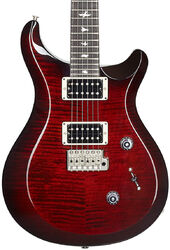 Guitarra eléctrica de doble corte. Prs USA S2 Custom 24 - Fire red burst