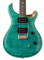 Guitarra eléctrica de doble corte. Prs SE Custom 24-08 - turquoise
