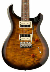 Guitarra eléctrica de doble corte. Prs SE Custom 24 - Black gold burst