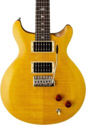 Guitarra eléctrica de doble corte. Prs SE Santana - yellow