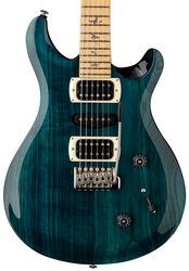 Double cut gitaar Prs SE Swamp Ash Special (Wing Tuners) - Iridescent Blue