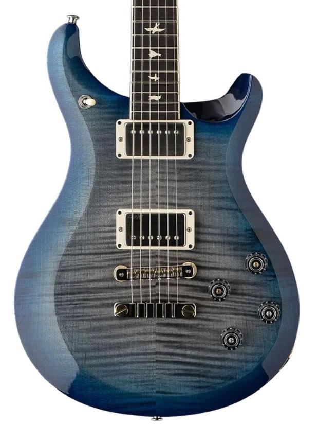 Guitarra eléctrica de doble corte. Prs USA S2 McCarty 594 (58/15 LT Pickups) - Faded gray black blue burst