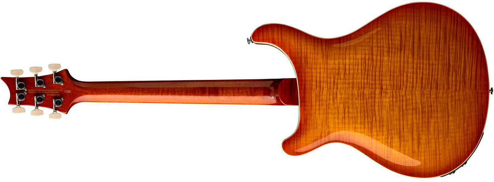 Prs Hollowbody Ii Piezo Se (wing Tuners) 2h Ht Eb - Vintage Sunburst - Semi hollow elektriche gitaar - Variation 1