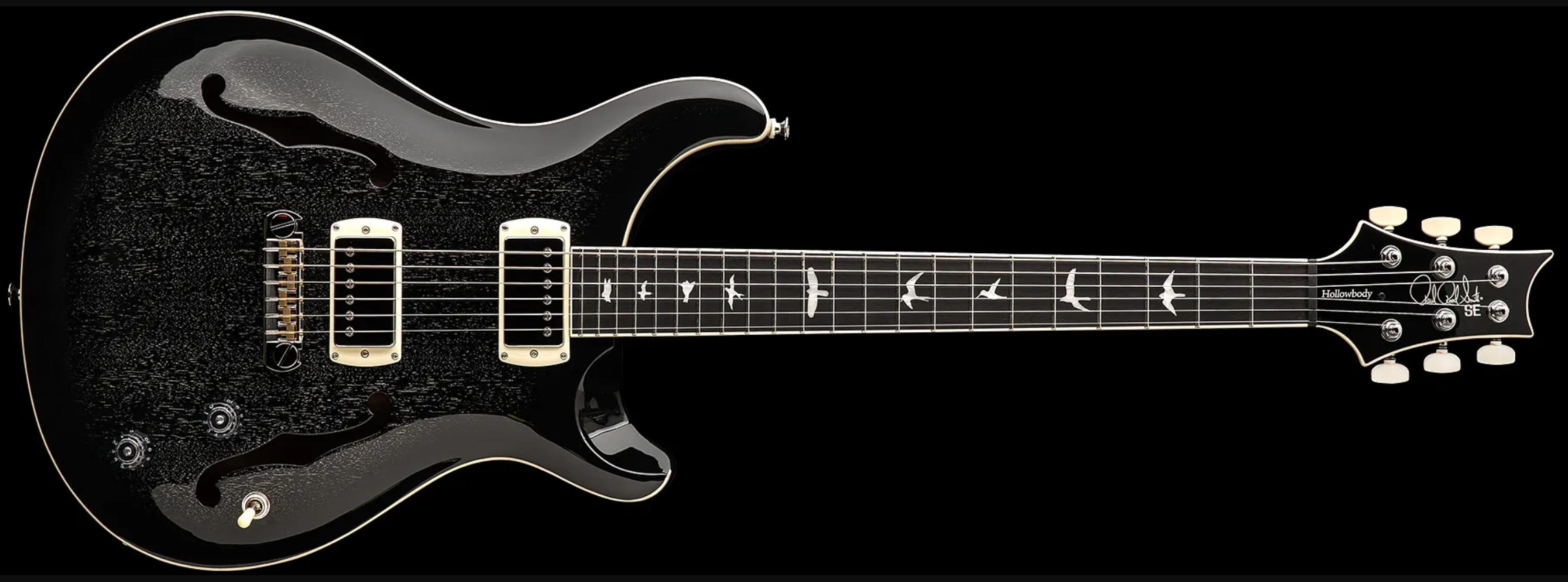 Prs Hollowbody Standard Se 2h Ht Eb - Dog Hair Smokeburst - Semi hollow elektriche gitaar - Variation 2