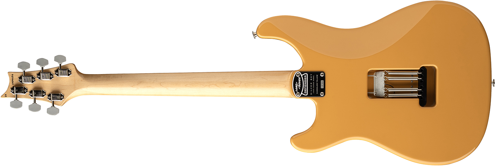 Prs John Mayer Silver Sky Defender Bolt-on Usa Ltd Trem 3s Rw - Sandglow Yellow - Elektrische gitaar in Strat vorm - Variation 1