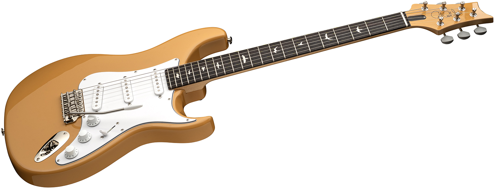 Prs John Mayer Silver Sky Defender Bolt-on Usa Ltd Trem 3s Rw - Sandglow Yellow - Elektrische gitaar in Strat vorm - Variation 2