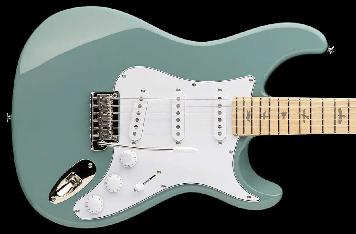Prs John Mayer Silver Sky Maple Se Signature 3s Trem Mn - Stone Blue - Elektrische gitaar in Strat vorm - Variation 1