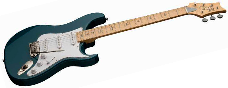 Prs John Mayer Silver Sky Maple Se Signature 3s Trem Mn - Nylon Blue - Elektrische gitaar in Strat vorm - Variation 2