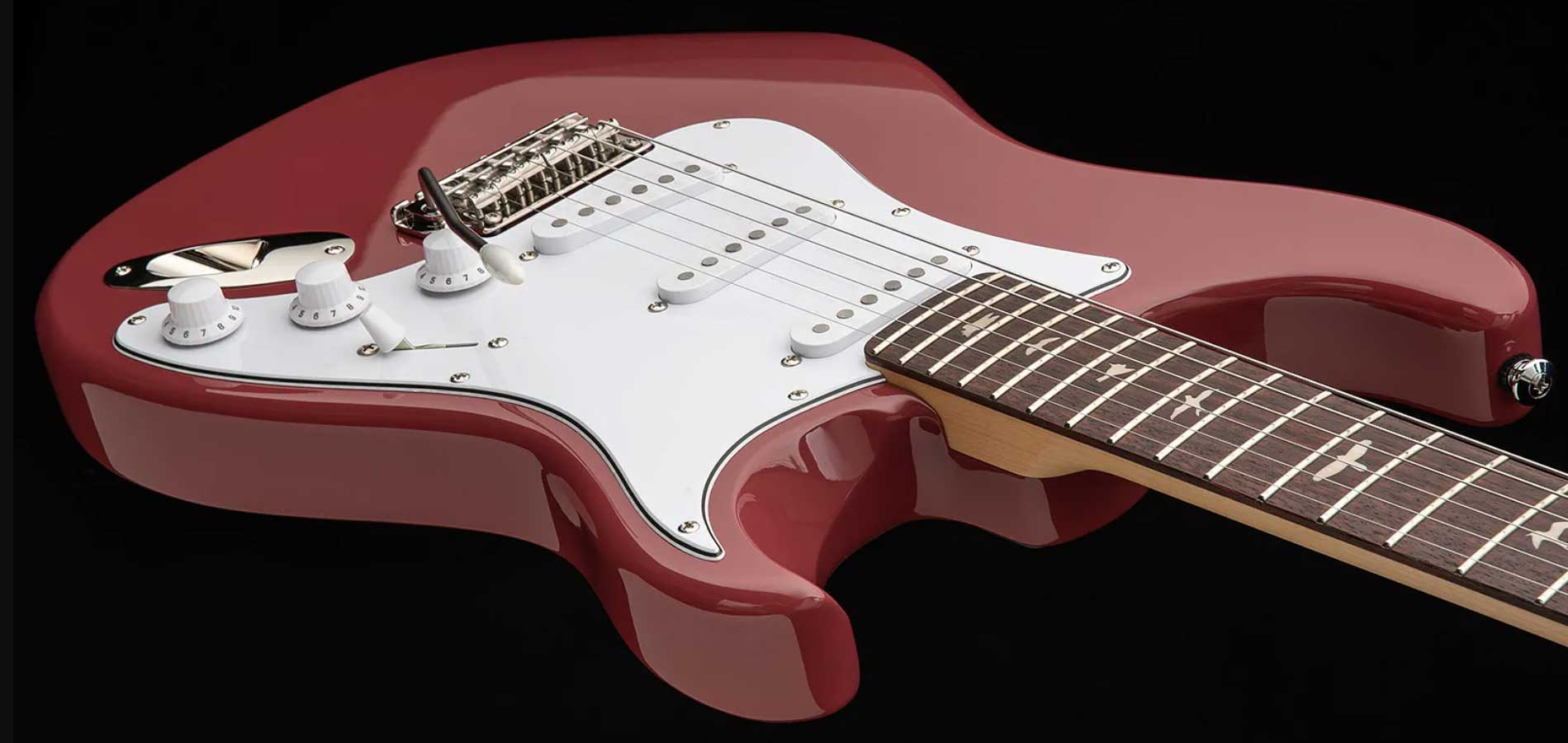 Prs John Mayer Silver Sky Rosewood Se Signature 3s Trem Rw - Derby Red - Elektrische gitaar in Strat vorm - Variation 1