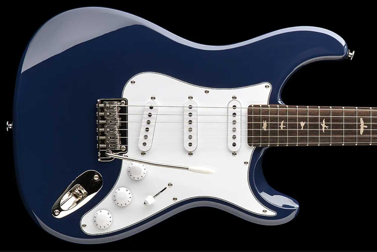 Prs John Mayer Silver Sky Rosewood Se Signature 3s Trem Rw - Trad Blue - Elektrische gitaar in Strat vorm - Variation 1
