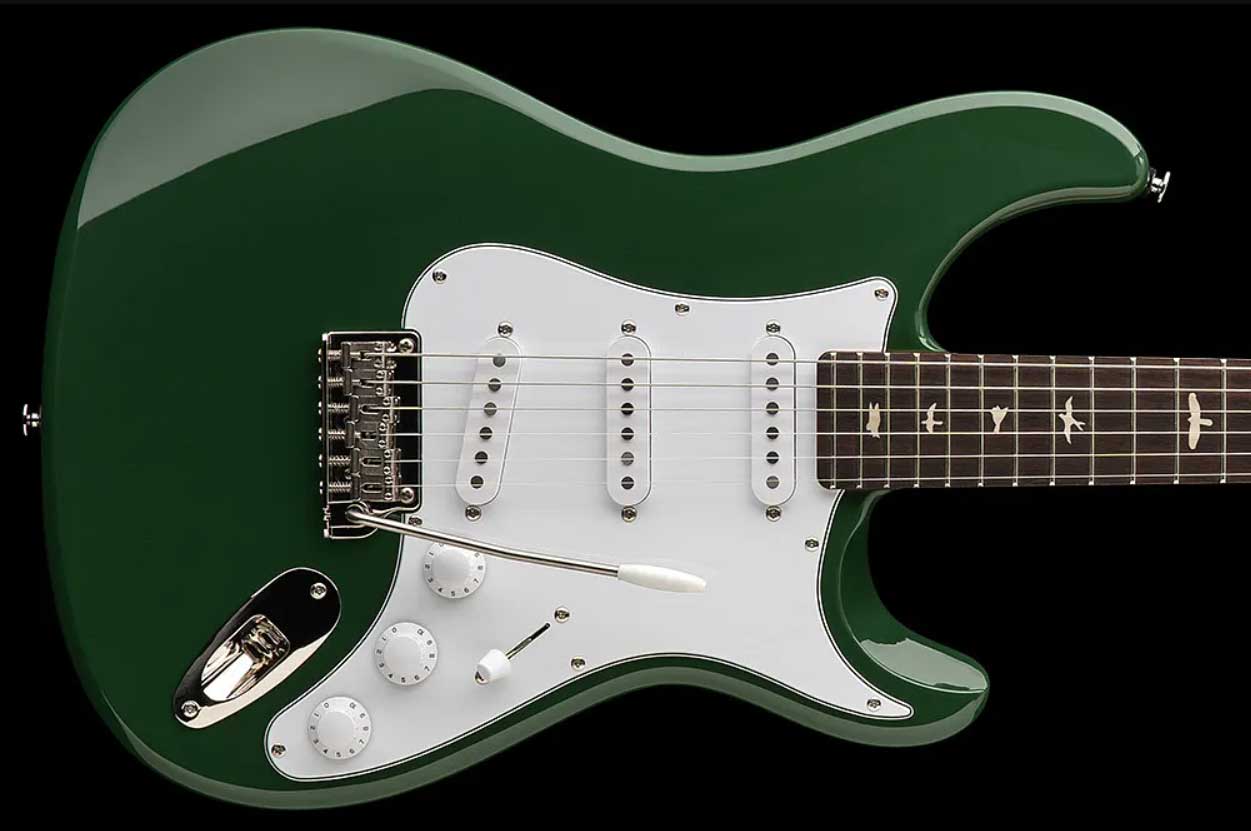 Prs John Mayer Silver Sky Rosewood Se Signature 3s Trem Rw - Lauren Green - Elektrische gitaar in Strat vorm - Variation 1