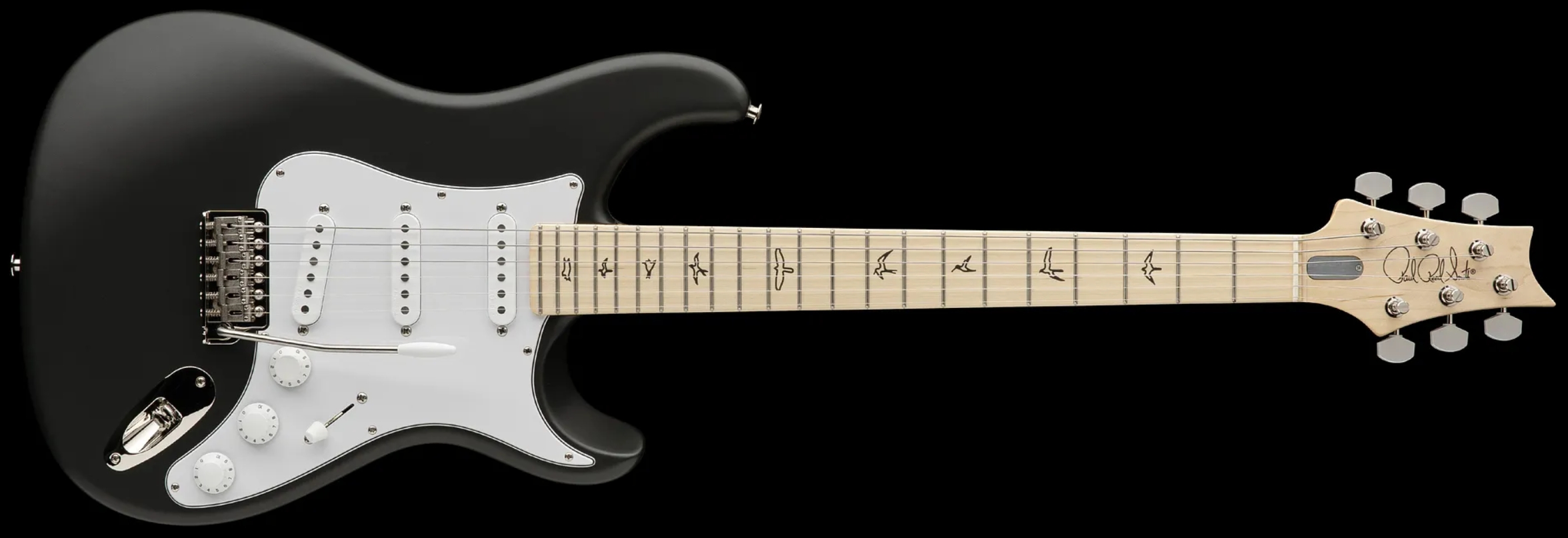 Prs John Mayer Silver Sky Usa Signature 3s Trem Mn - Faded Black Tee Satin - Elektrische gitaar in Strat vorm - Variation 3